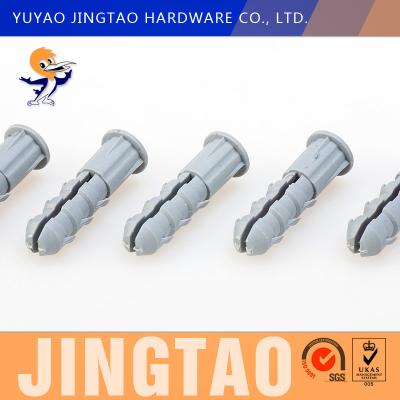 China Grey Hollow Plastic Screw Expand Building Screw With Plastic Plug for sale