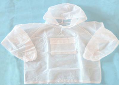 China White nonwoven jacket with middle pocket for sale