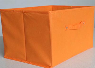 China Orange nonwoven storage box for sale