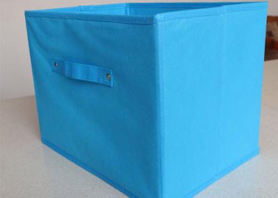 China Blue nonwoven storage box for sale