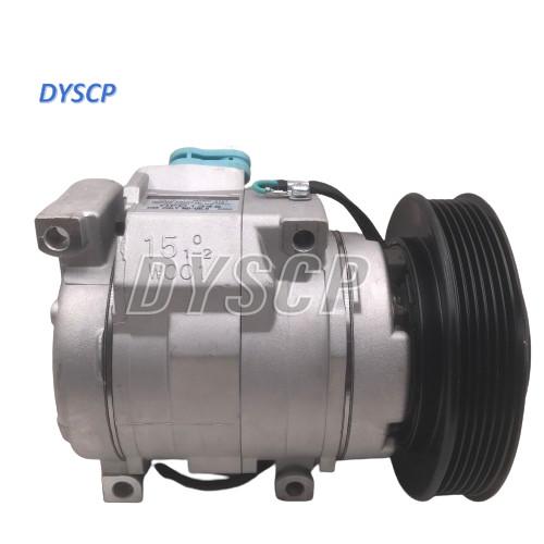 Quality 10S15C AC Auto Air Compressor 447220-5543 247300-2550 For Hino Truck W001 6PK for sale