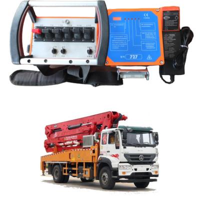 China Industrial Concrete Pump Truck Crane Control Button Switch Radio Remote Control 12v 24v for sale