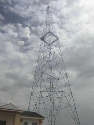 中国 3 Legs Steel Tubular Lattice Communication Antenna Tower 20m \ 30m 販売のため