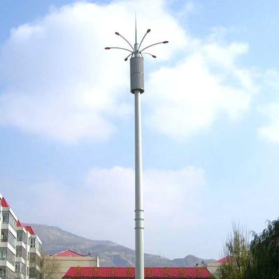 China Electrical Galvanized Slip joint Monopole Cell Tower for sale