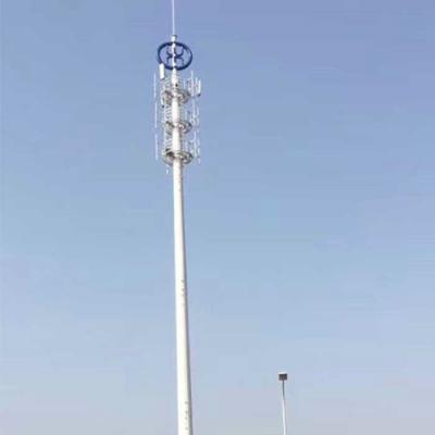 China Artificial Self Supporting 50m Monopole Steel Tower for sale