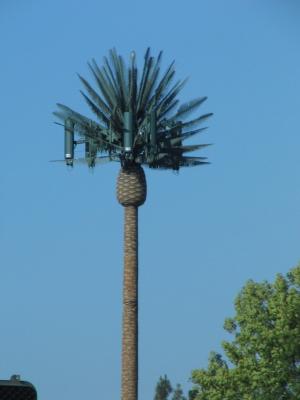 China Single pole GSM Camouflaged Pine Tree Cell Tower for sale
