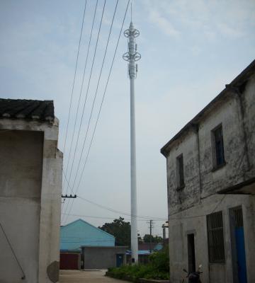 China ChangTong 36M Monopole Telecom Tower For Mountain for sale
