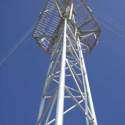 China 50m Q235 Steel GSM Self Supporting Radio Tower For Park for sale