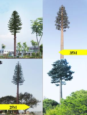 China Telecom Camouflaged Monopole ASTM A36 Palm Tree Tower For Telecommunication for sale