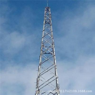 China Four Legged Self Supporting 80m Lattice Steel Tower for sale
