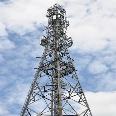China 10m Height Polygonal Face Antenna Telecommunication Tower for sale