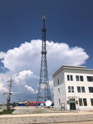 China Mergulho quente móvel que galvaniza 55m localizador da antena do telefone celular de 4 pés autossuficiente à venda