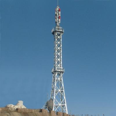 China Cellular Self Supporting Antenna Telecommunication Tower 45 Meter for sale