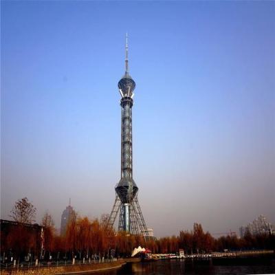 China 100m Hot Dip Galvanized Tv Broadcast Tower For Telecommunication Project for sale