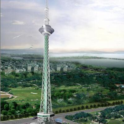 China Tubular / Angular 15m Gsm Radio And Television Tower for sale