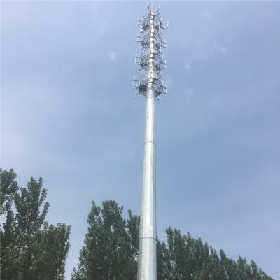 China Telephone Monopole Telecommunications Tower Gsm Television Pole for sale