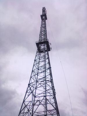 China Support 30 40 45 50 Meter Radio Antenna Tower Angular Telecom for sale