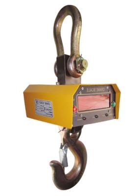 China Lightweight 10 Ton Steel Crane Weighing Scale With Yellow Painting for sale