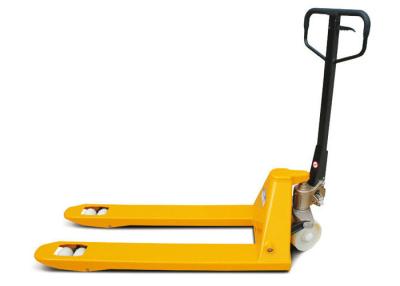 China Powered Pallet Jack / 2500kg Hand Pallet Truck With Fingertip Lever Control for sale