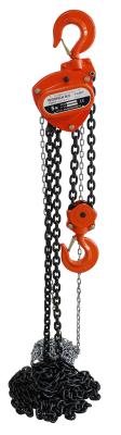 China Professional 5000KG Manual Chain Hoist Red HSZ Seires For Lifting for sale