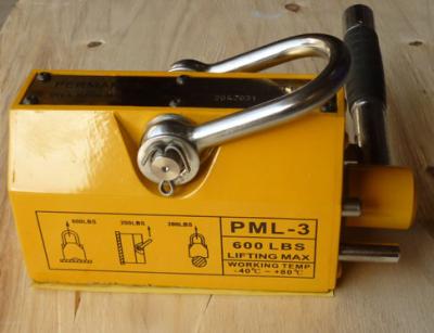 China Unique Electro Permanent Magnetic Lifter , Yellow Steel Magnetic Lifter for sale