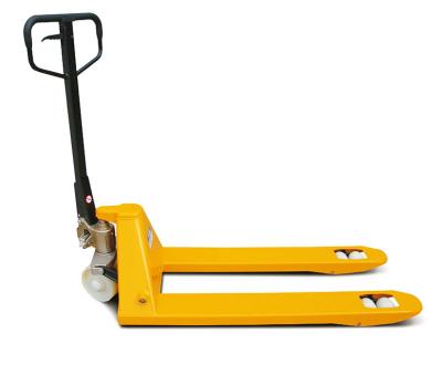 China Powered Pallet Jack 2500kg Hand Pallet Truck With Fingertip Lever Control for sale