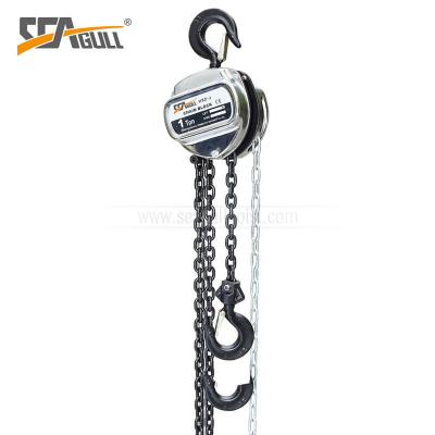 China 0.5 Ton Mini Manual Chain Hoist Hand Lifting Chain Hoist For Construction / Marine for sale