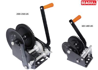 China Windlass Hand Lifting Winch Steel Manual Hand Winch With Single Double Speed for sale