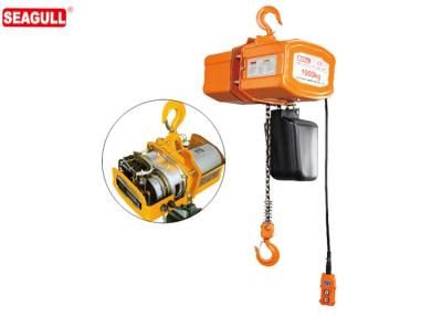 China 3t 5t 60hz Electric Single Phase Chain Hoist For Wharf ,  Lifting Height 12m for sale