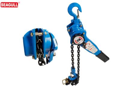 China Blue 1 / 2  Ton Manual Chain Lever Hoist / Heavy Duty Chain Come Along Lift Height 3m for sale