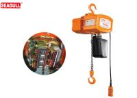 China Painting Surface 3 Phase 1.5 Ton Electric Chain Hoist For Warehouse , Building for sale