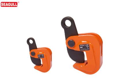 China Manual 6 Ton Aluminum Plate Lifting Clamp , Jaw Opening 10 - 100mm for sale