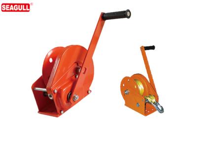 China JC-C 1200-2600lbs capacity  Hand Lifting Winch with nylon rope,hook and brake for sale