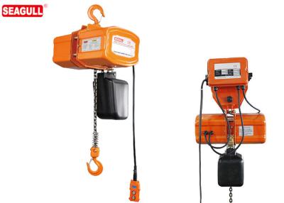 China Heavy Single Phase 1 Ton Electric Chain Hoist / Mini Electric Hoist Equipment for sale