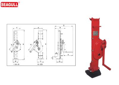 China 1.5 ton - 25 ton Mechanical Construction Small Lifting Jack With Long Working Life for sale