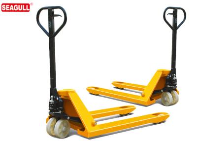 China TUV 5 Ton Hydraulic Hand Pallet Truck For Wharf , 54mm Fork Thickness for sale