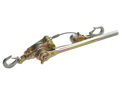 China Cast Aluminum Twin Drive Manual Ratchet Puller 1000kg With Double / Three Hooks for sale