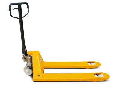 China Mobile Hand operated Pallet Truck With High - Strength Alloy Steel Carefully Crafted for sale