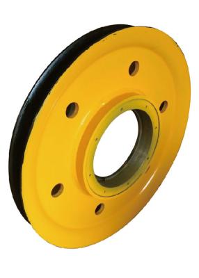 China Yellow Rigging Hardware Sheave Pulley 2 Inch To 75 Inch for sale