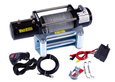 China Single Line 2000-9500 Lbs Portable Atv Winch 24v / 12v Electric Winches For Atv for sale