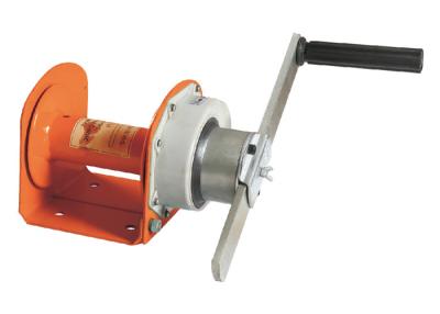 China 1 Ton Hand Lifting Winch For Ship Mooring , Portable Manual Winch With Brake for sale