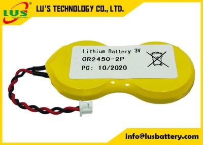 China Cr2450-2p 3v Button Cell 1200mah Battery Type Imos 1p2-A1 For Rfid for sale
