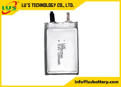 China Cp502540 Thin Limno2 Battery 3v 1200mah For Remote Reader Battery CP502537 for sale