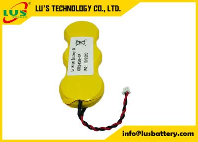 Chine batteries de pièce de monnaie du paquet 3P CR2450 3V de batterie de cellules du bouton 1800mah pour le label SES de l'électronique à vendre