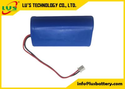 China 18650 2S1P Lithium Iron Phosphate Battery 6.4v 1.5ah For Solar LED Lighting for sale