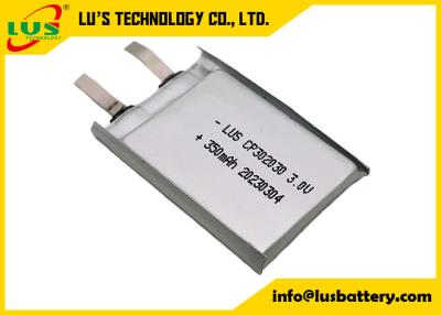 中国 Lithium Manganese Dioxide Battery Cp302030 Pouch Cell Lithium Battery Replacement For Coin Cell 3v 350mah 販売のため