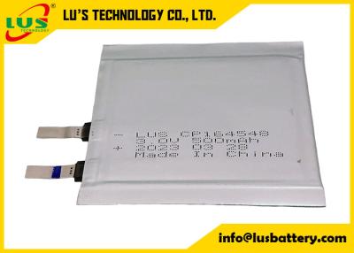 China CP164548 Battery 3.0V Flexible LiMNO2 Soft Package Battery 164548 Lithium Metal Battery for sale