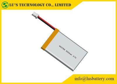 China 3.7V Lithium Ion Polymer Battery Pack 1000mah LP453759 Lithium Polymer Cell 3.7v 1000mah rechargeable cell for sale