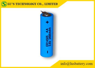 China ER14505 Size AA 3.6 V 2.4Ah Lithium Thionyl Chloride Battery 3.6v 2400mah disposable batteries size AA for sale