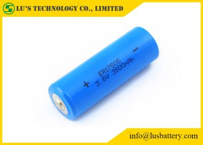 China Baterias de lítio ER17500 da bateria 3.6V 3400mah do cloreto de Thionyl do lítio ER17505 baterias 3.6v do tamanho um lisocl2 à venda